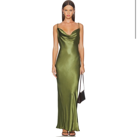 Sndys Dresses & Skirts - SNDYS Skin Maxi Dress in Olive